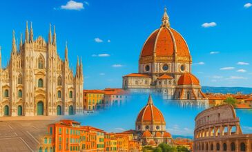 Büyük İtalya Turu Ajet Hava Yolları ile Ekstra Turlar ve Çevre Gezileri Dahil 7 Gece 8 Gün (FCO-BGY)